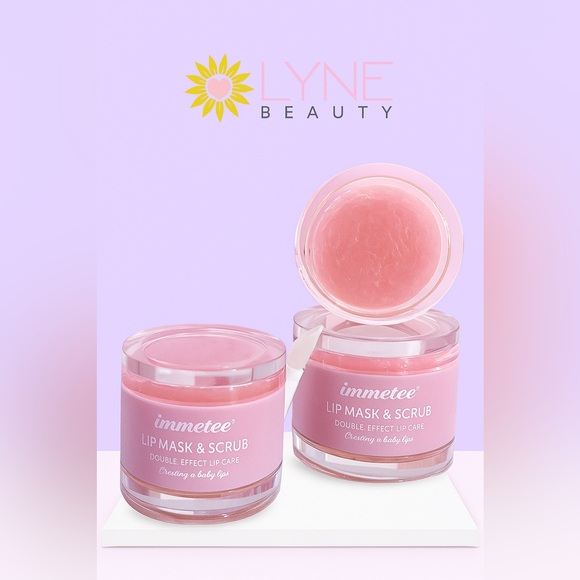 Immetee Lip Mask & Scrub – Double Effect Lip Care 2in1 - Picture 7 of 11